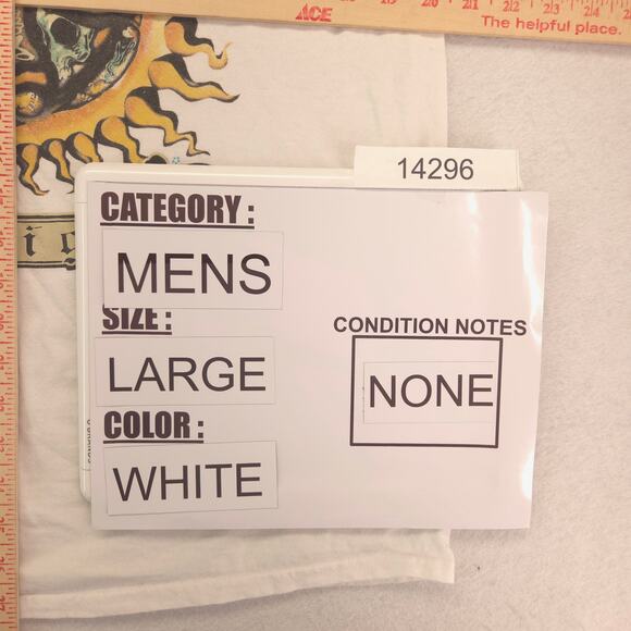 Sublime Band Short Sleeve Crew Neck Graphic T Shirt Mens Size Large L White - Picture 8 of 9